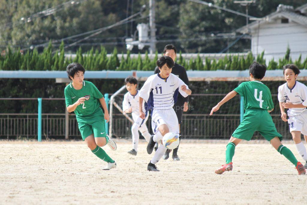 庚午 vs 修道　中学校新人サッカー大会（3回戦①）
