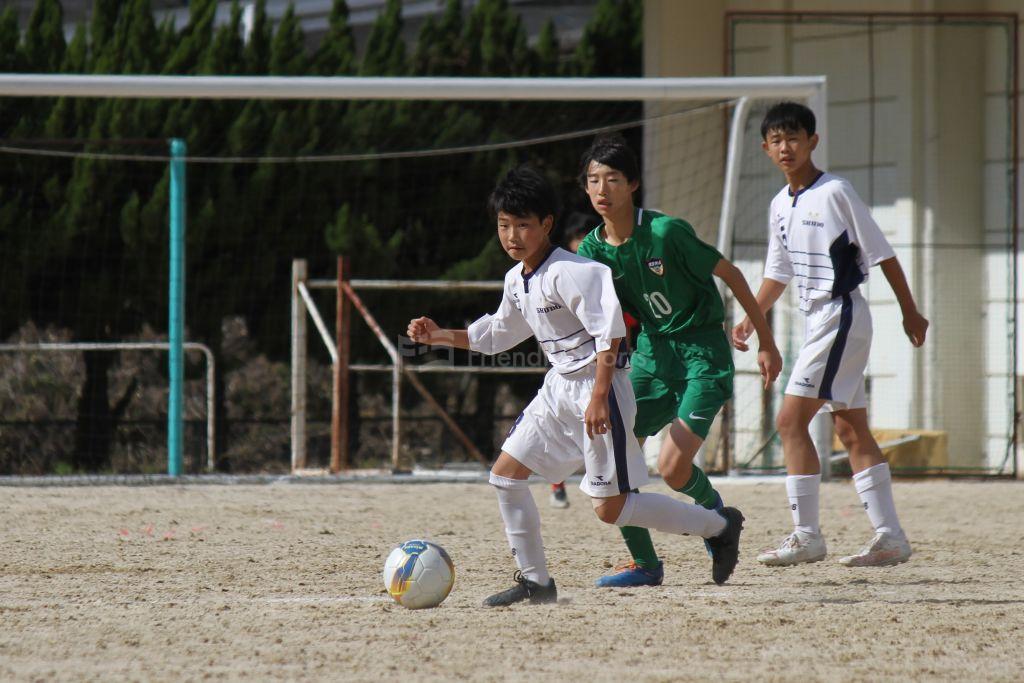 庚午 vs 修道　中学校新人サッカー大会（3回戦④）
