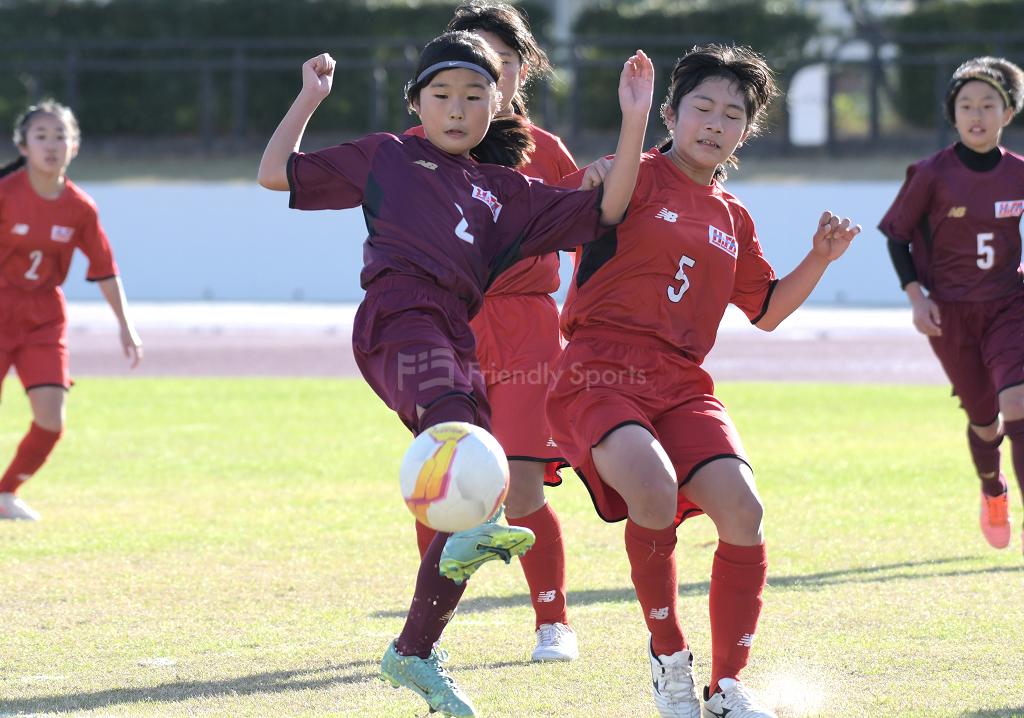 広島メイプル vs 広島アチェロ 中国地域U-12女子交流会