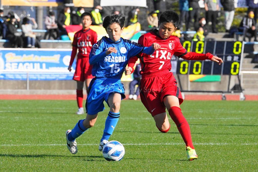 シーガル広島　vs　鹿島アントラーズジュニア（茨城県代表）　JFA 第45回全日本U-12サッカー選手権大会