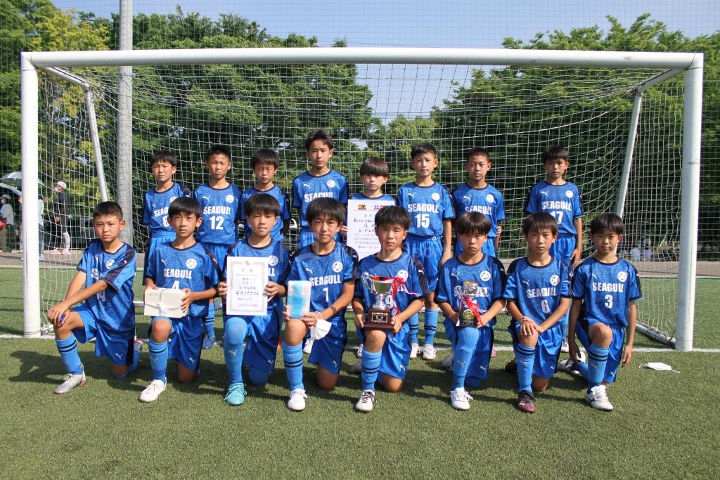 広島県少年サッカー大会　優勝　シーガル