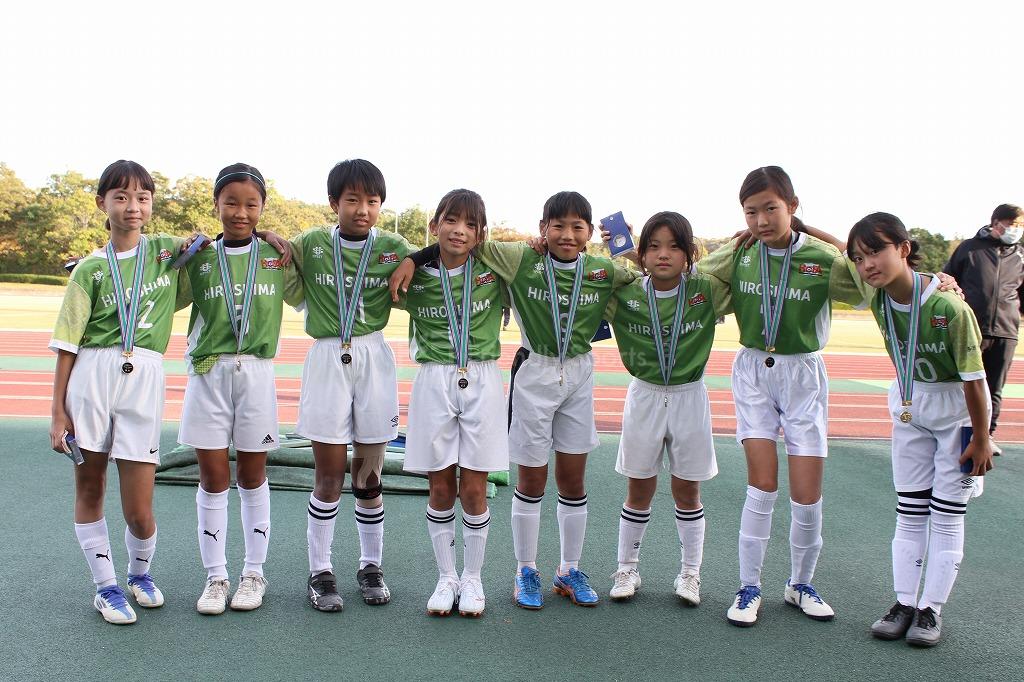 優勝【広島かえで】接戦を制する　Girls Soccer Festival U-10