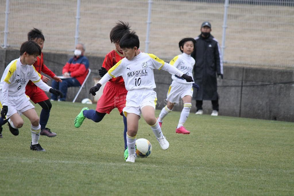 シーガル vs LASOCIO　広島市少年ジュニアサッカー大会