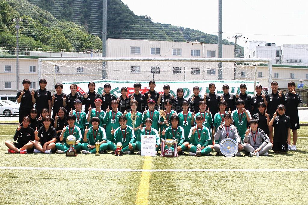 優勝 AICJ高校女子サッカー部に決定　広島県女子サッカー選手権大会