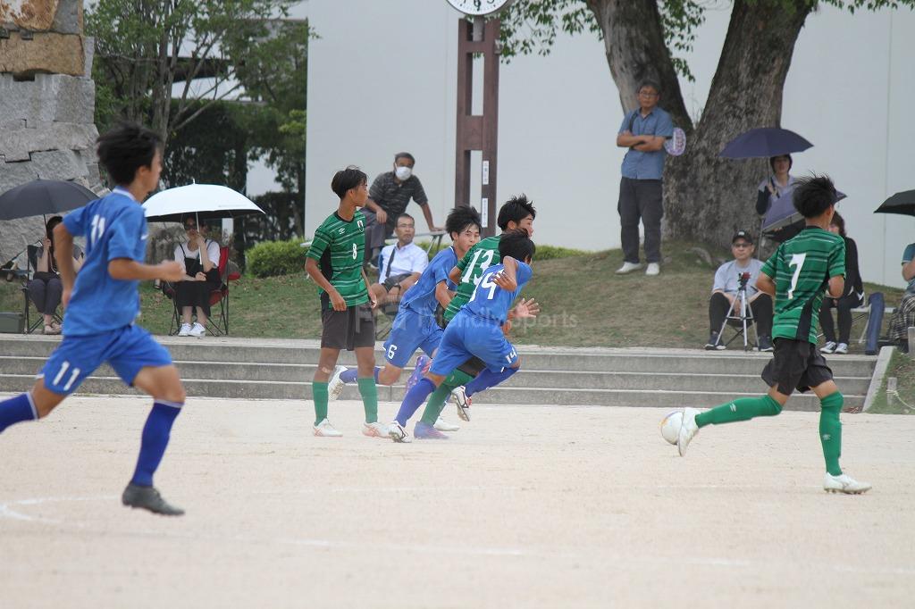 海田 vs 可部　（高校サッカー選手権）1回戦