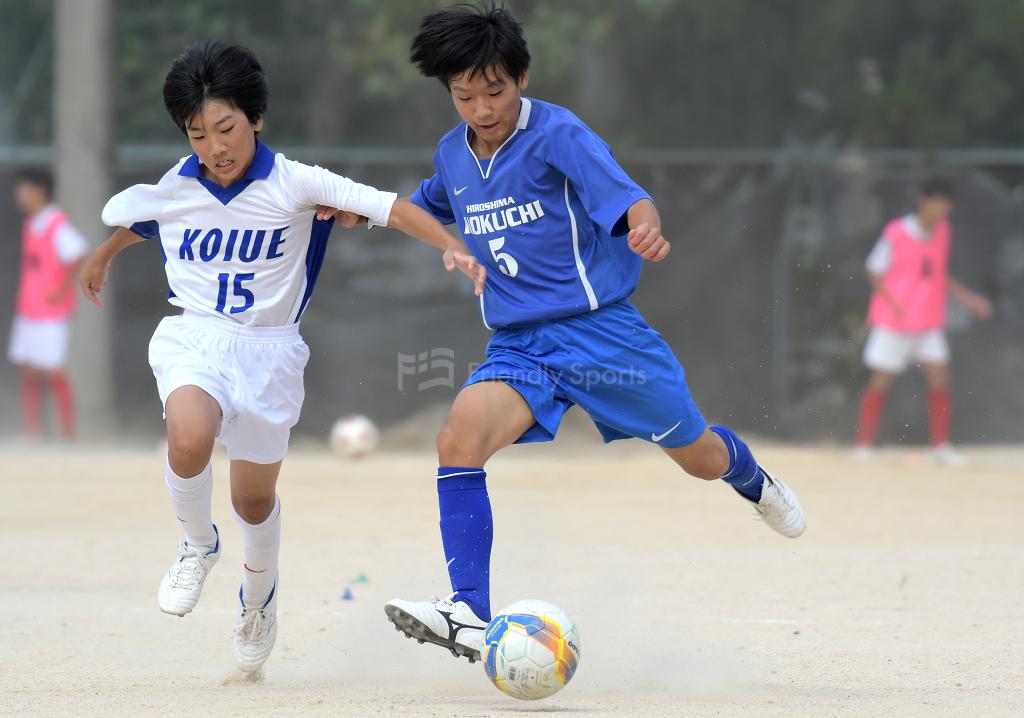 己斐上 vs 井口 広島市中学校新人サッカー大会(西区)