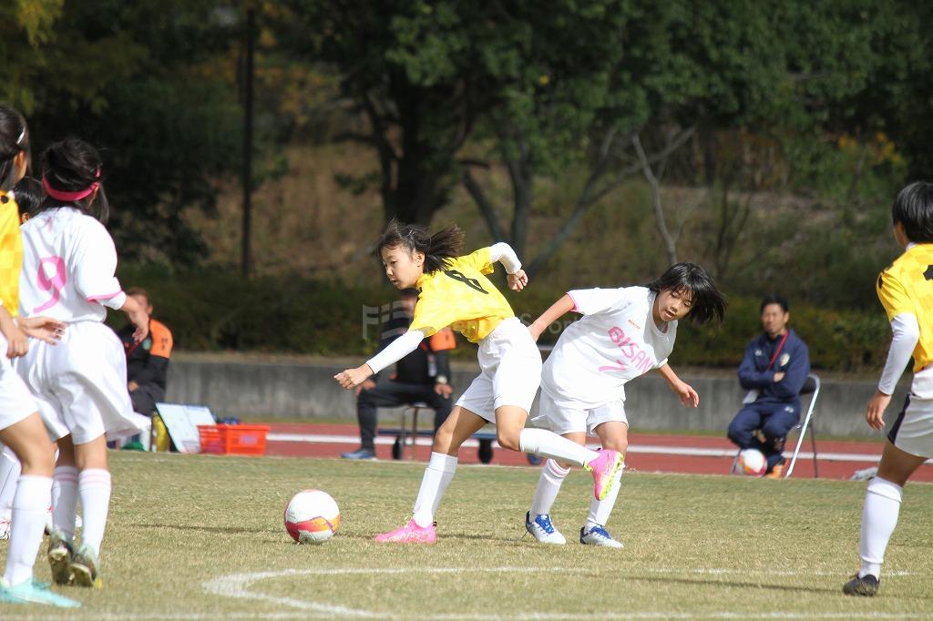 南支部 vs BISAN　県少女サッカー大会