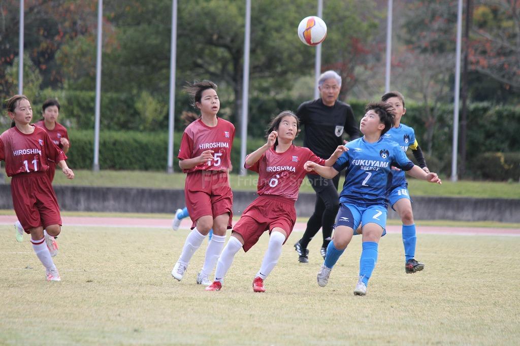 ホザーリア vs 広島つばき　県少女サッカー大会③