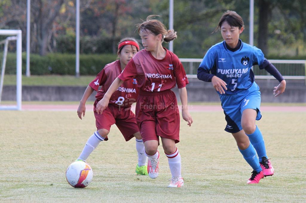 広島つばきが優勝を手に　県少女サッカー大会