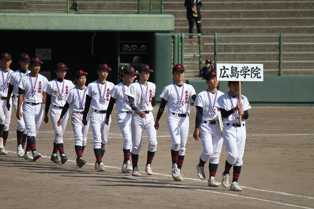 広島学院　惜しくも準優勝で大会が終了する　中国地区軟式野球大会