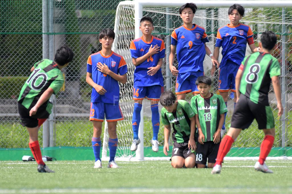 皆実 vs 銀河学院② 高校総体サッカー(男子) 3回戦