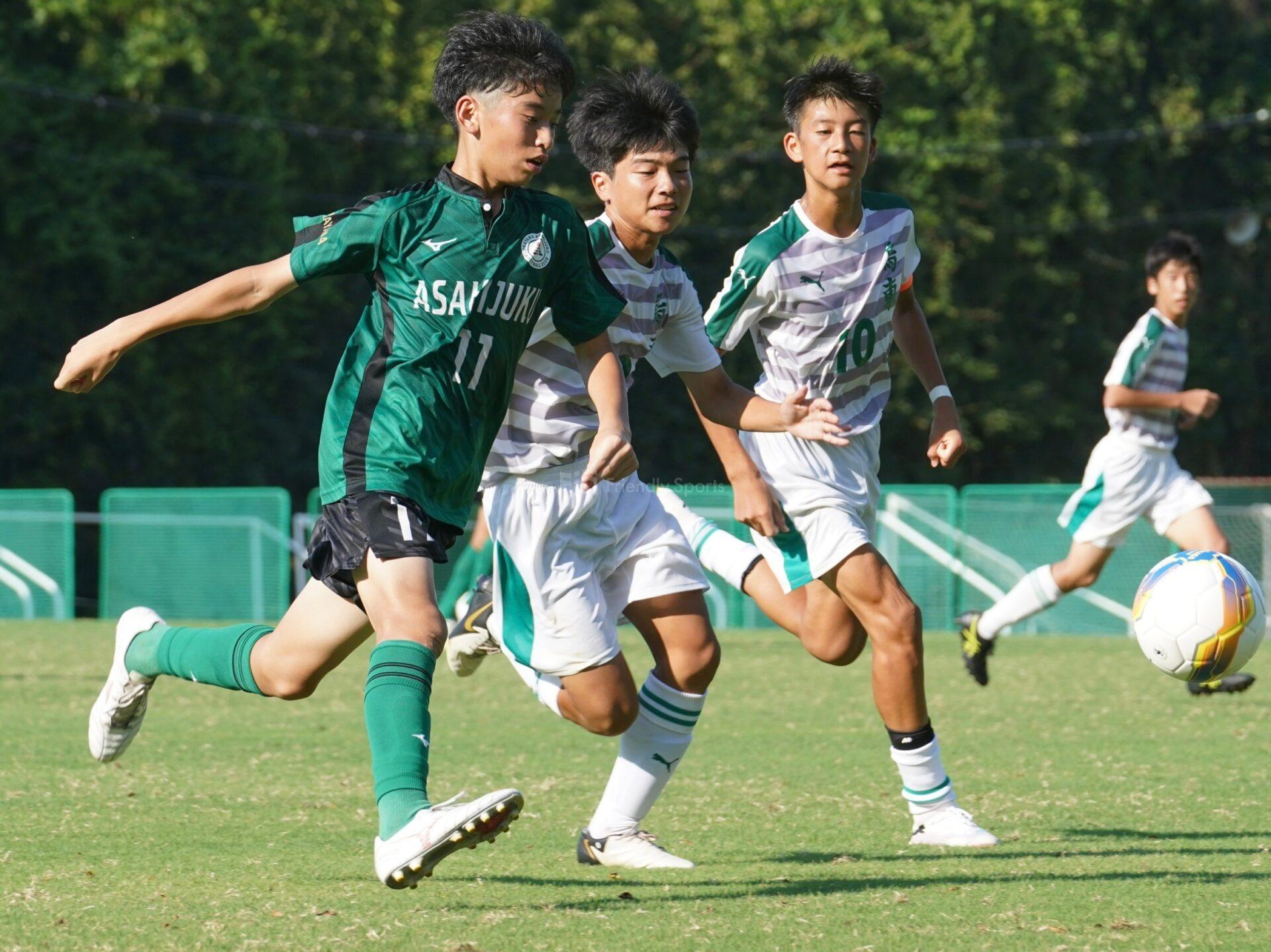 鳥取市立 - 朝日塾　【中国中学校サッカー選手権】