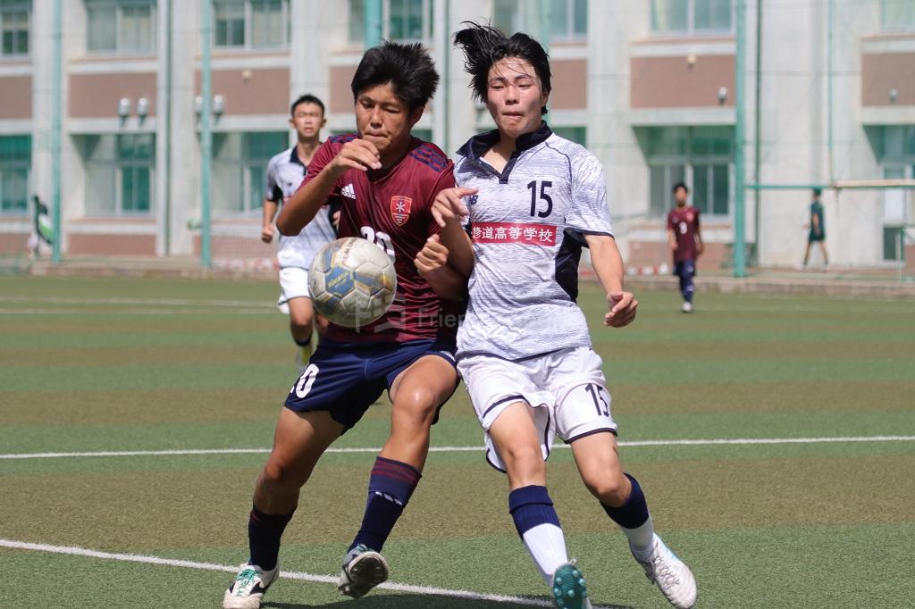 修道 ー 盈進　【高校サッカー選手権】