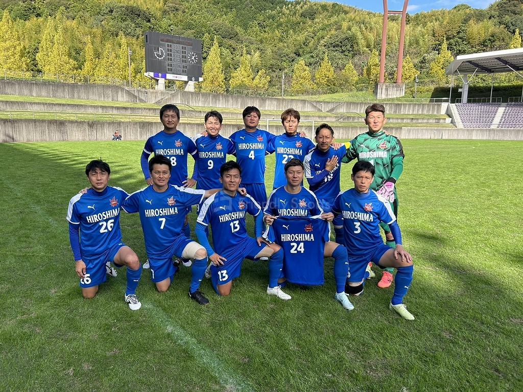 広島フォーティーズ　全国3位に決定【全日本O-40サッカー大会】