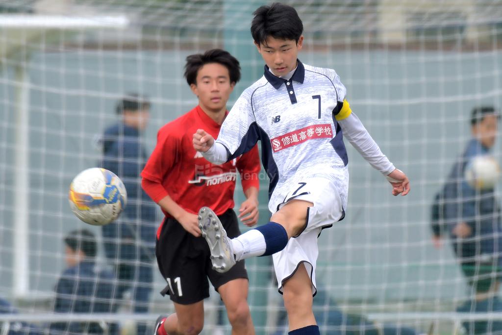 修道 vs 尾道② 高校サッカー新人大会