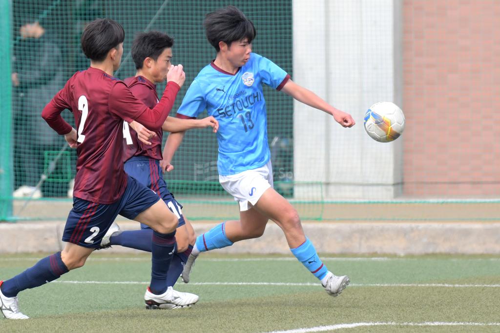 瀬戸内 vs 盈進① 高校サッカー新人大会