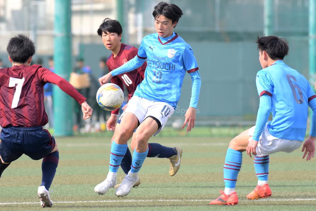 瀬戸内 vs 盈進② 高校サッカー新人大会