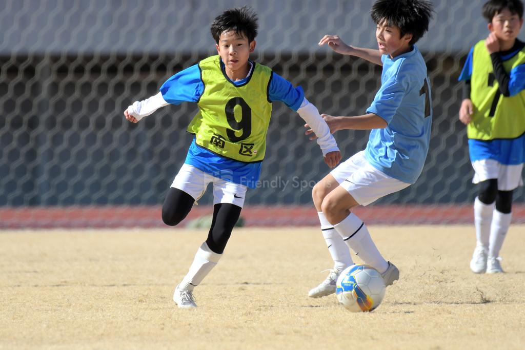 東区 vs 南区② 広島市中学1年生大会