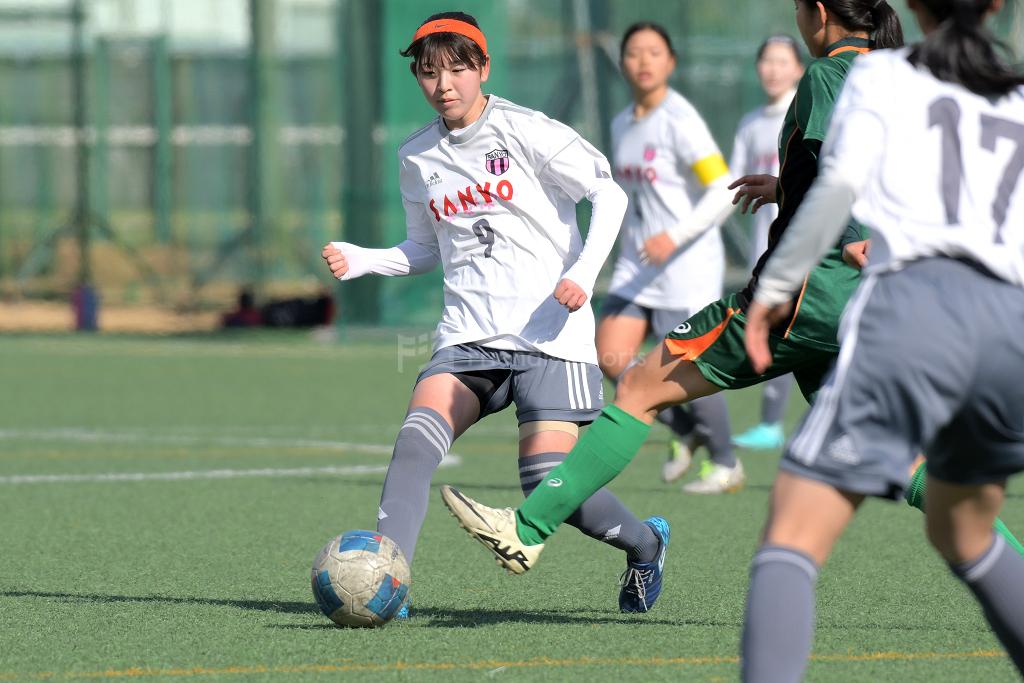 山陽 vs 皆実② 高校女子サッカー新人戦