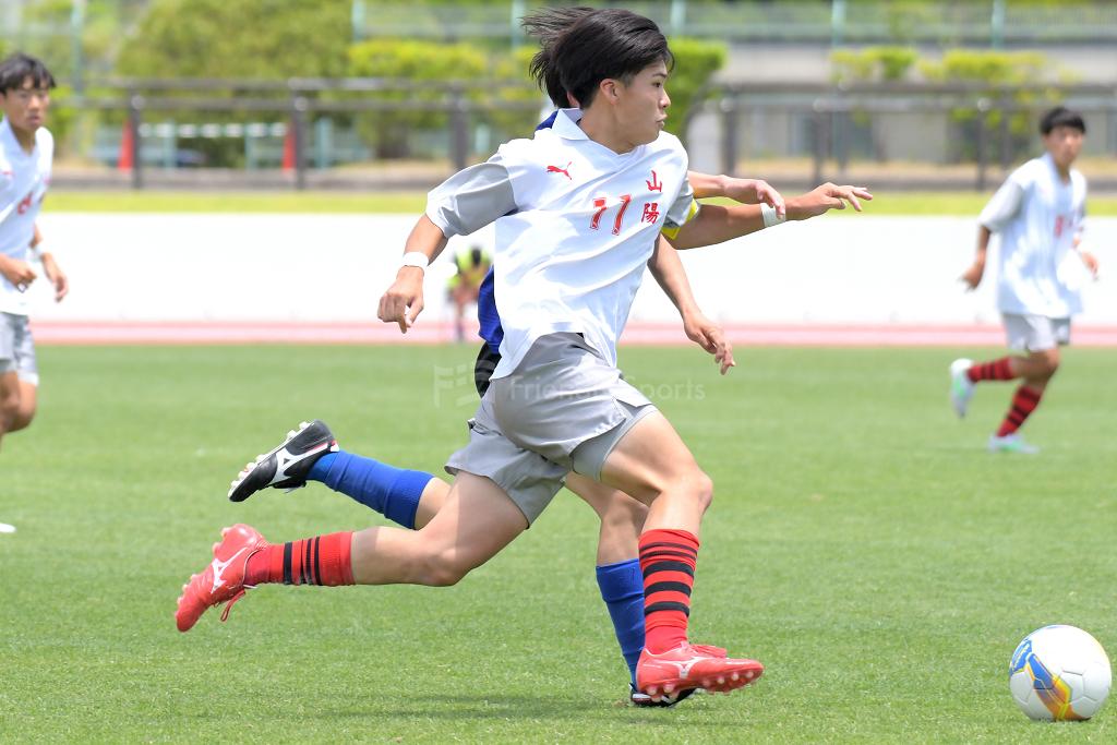 国際学院 vs 山陽② 高校総体サッカー男子の部