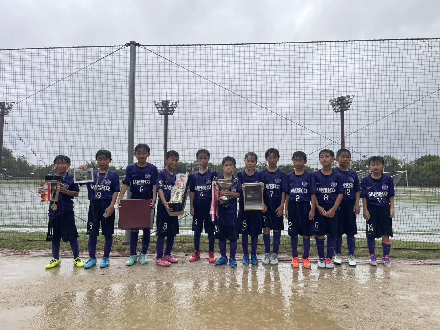 優勝はサンフレッチェ　雨足強い中で掴んだ優勝【山本少年サッカーフェス】