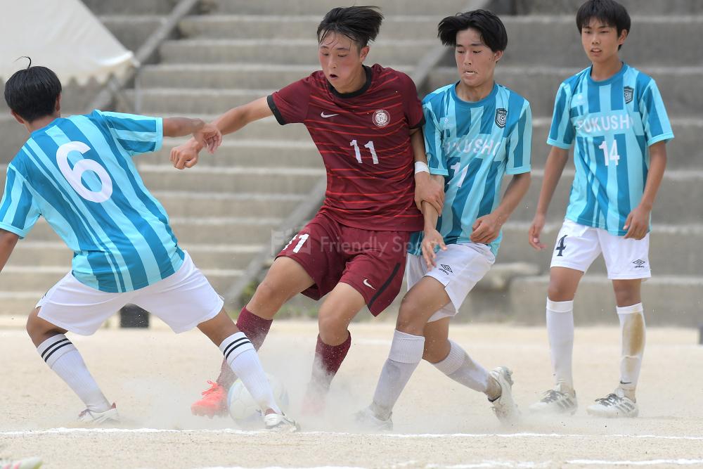 福山商業・府中東・松永 vs 広陵 高校サッカー選手権