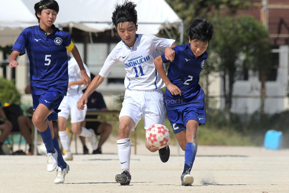 中広 vs 井口 広島県中学新人サッカー大会(西区)