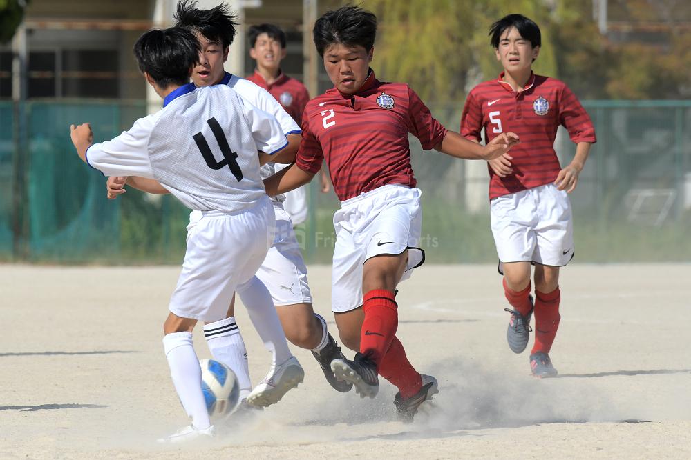 広島学院 vs 己斐・己斐上・井口台 広島県中学新人サッカー大会(西区)