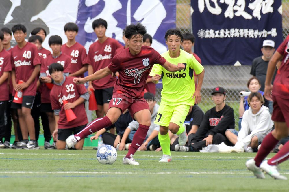 広工大高 vs 新庄① 高校サッカー選手権大会