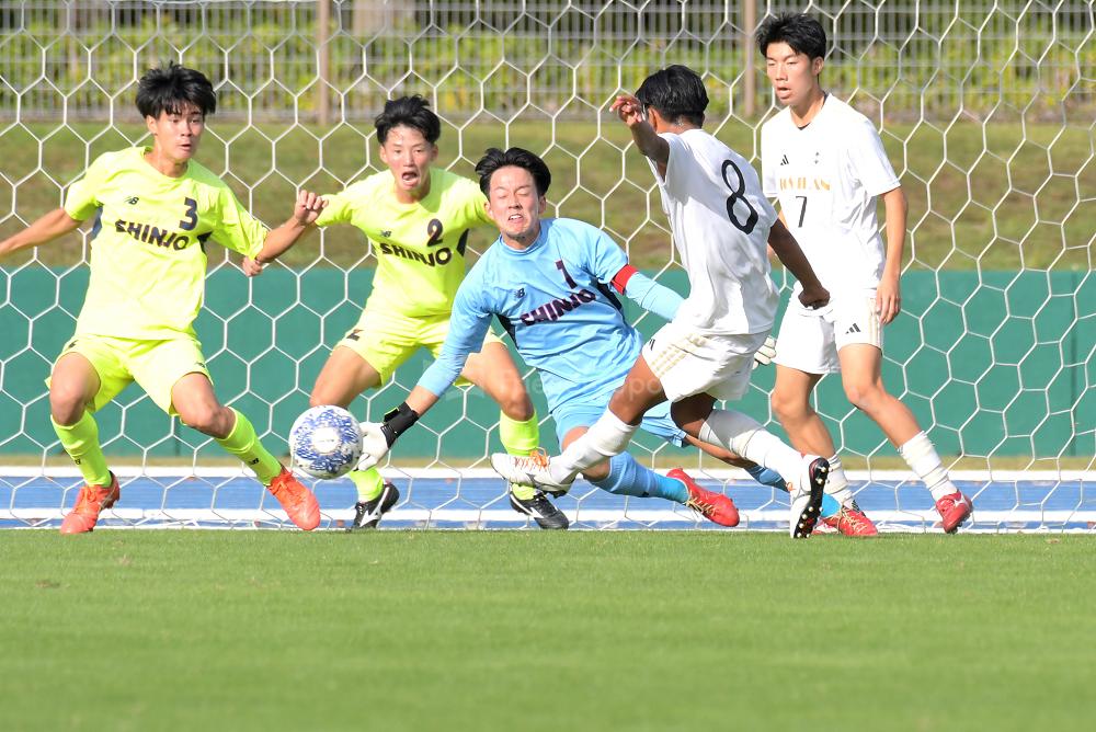 如水館 vs 新庄③ 高校サッカー選手権大会