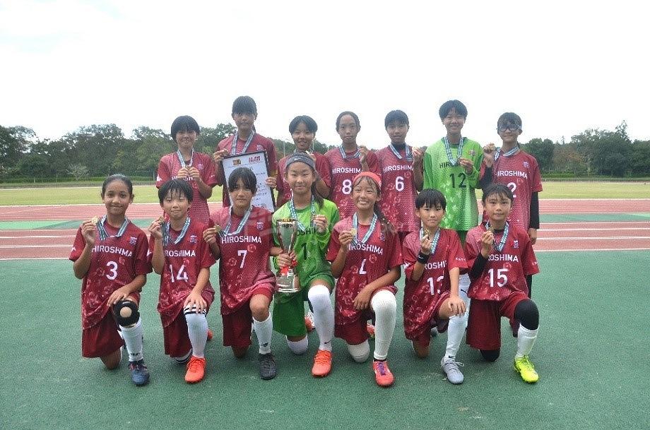 優勝　広島つばき【広島県少女サッカー大会】