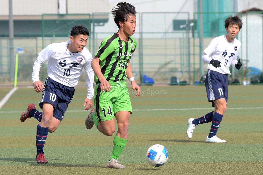 皆実 vs 国泰寺① 高校サッカー新人戦