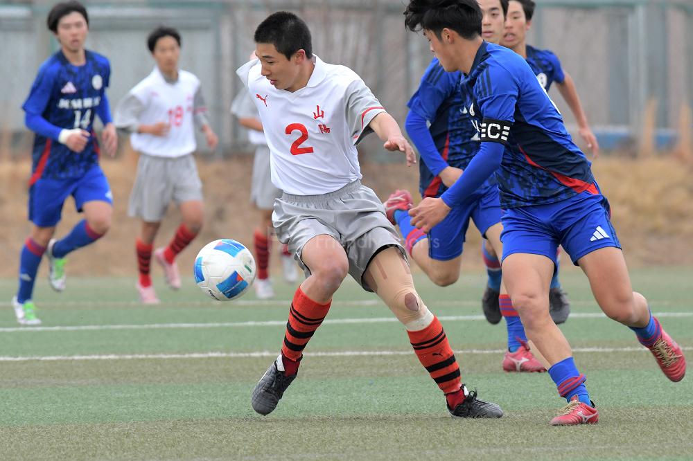 如水館 vs 山陽② 高校サッカー新人戦