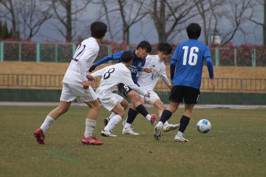 決勝戦は沼田ー瀬戸内に決定　【高校サッカー新人大会】